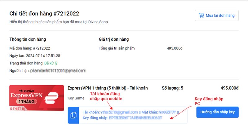 Anh em chọn phương thức thanh toán gói cước dịch vụ ExpressVPN